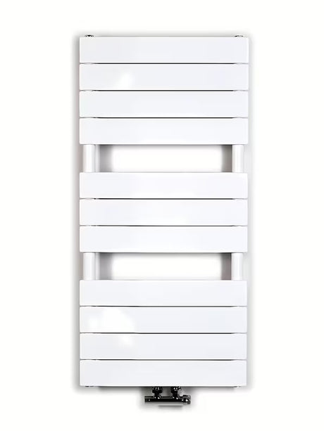 Bijeli kombinirani radijator Anima Viktor 93x45 cm prikladan pro za grijanje i sušenje ručnika