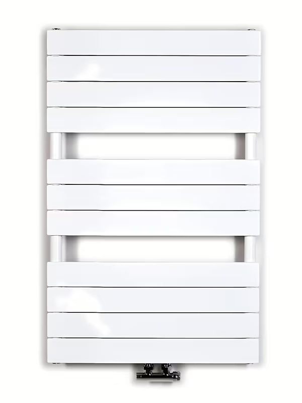 Bijeli kombinirani radijator Anima Viktor 60x93 cm, prikladan pro za grijanje i sušenje ručnika.