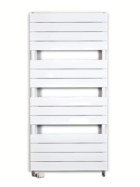 Bijeli kombinirani radijator Anima Viktor 60x122 cm, prikladan pro kupaonicu i sušenje ručnika.