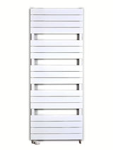 Bijeli kombinirani radijator Anima Viktor 60x151 cm prikladan pro grijanje i sušenje ručnika.