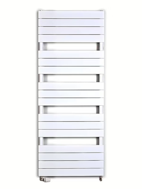 Bijeli kombinirani radijator Anima Viktor 60x151 cm prikladan pro grijanje i sušenje ručnika.