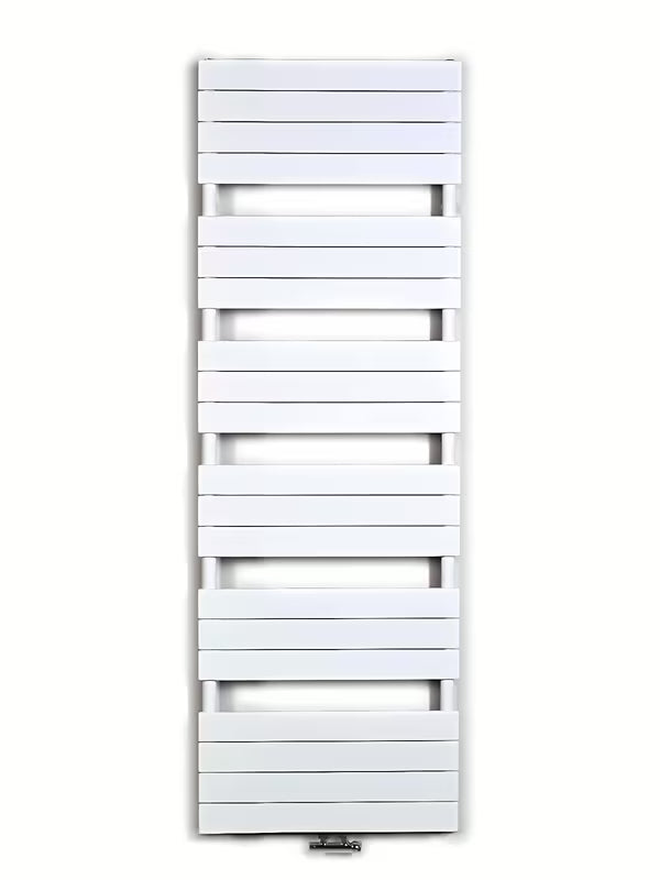 Bijeli kombinirani radijator Anima Viktor 60x179 cm, prikladan pro za grijanje i sušenje ručnika.