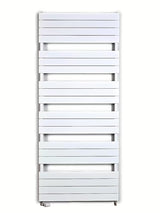 Bijeli kombinirani radijator Anima Viktor 179x75 cm prikladan pro za grijanje kupaonice i sušenje ručnika.