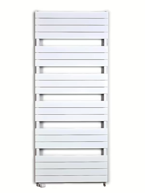 Bijeli kombinirani radijator Anima Viktor 179x75 cm prikladan pro za grijanje kupaonice i sušenje ručnika.