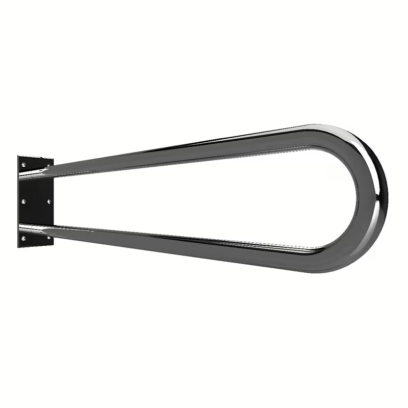 Zidno ručka Bemeta Help program od nehrđajućeg čelika sa zaobljenim dizajnom pro sigurniji oslonac u kupaonici i na WC školjke.