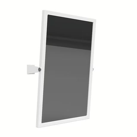 Zidno preklopno ogledalo Bemeta Help program 60x40 cm u bijeloj boji s četvrtastim dizajnom