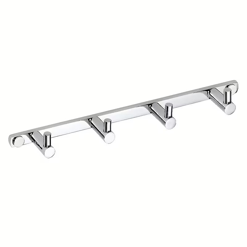 Kromirani vješalice s 4 kukica Bemeta Omega pro za vješanje ručnika i ogrtača u kupaonici