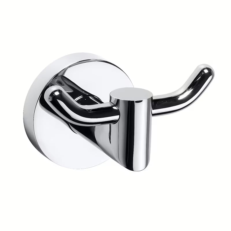 Kromirani dvostruka kuka Bemeta Omega pro za vješanje ručnika i ogrtača u kupaonici.