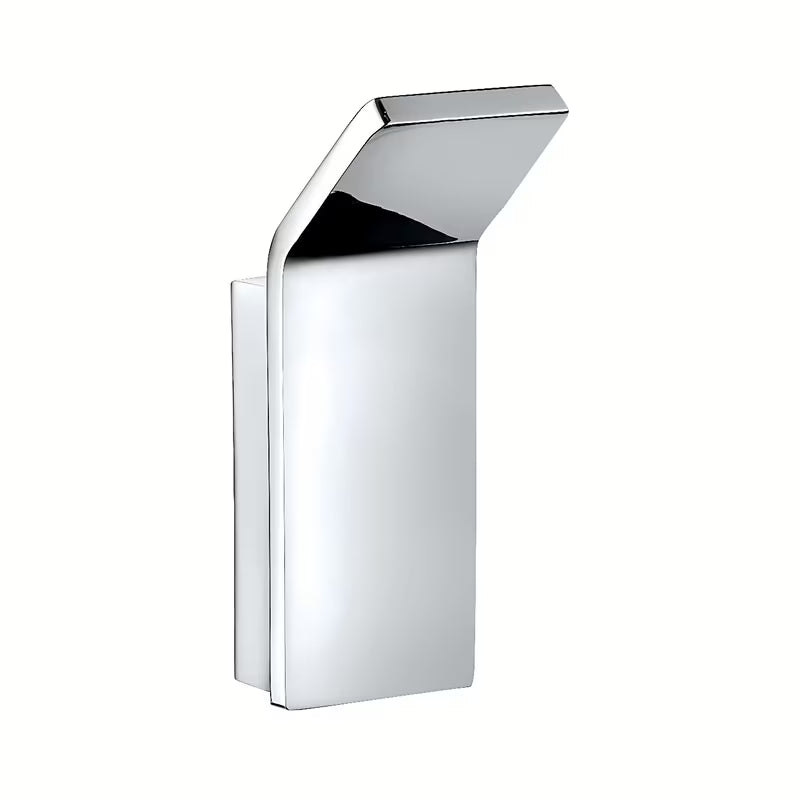 Kromirani četvrtasti kukica Bemeta Solo pro za vješanje ručnika i ogrtača, za zidnu montažu.