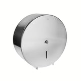 Zidni zaključivi držač toaletnog papira Bemeta od brušenog nehrđajućeg čelika.