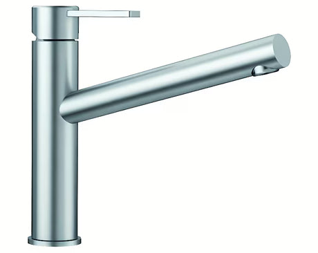 Blanco Ambis jednoručna baterija stojeća miješalica za sudoper od brušenog nehrđajućeg čelika s mat površinom