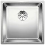 Kuhinjski inox jednostruki sudoper Blanco Andano 44x44 cm u obradi svilenog sjaja