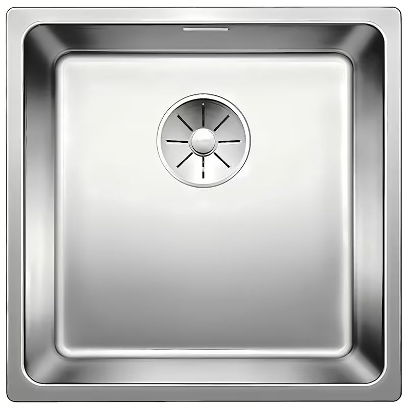 Kuhinjski inox jednostruki sudoper Blanco Andano 44x44 cm u obradi svilenog sjaja