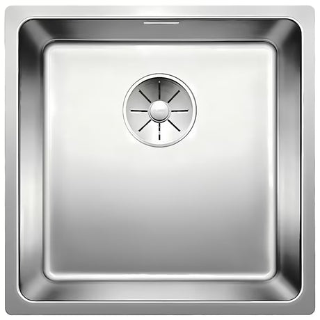 Kuhinjski inox jednostruki sudoper Blanco Andano pro donja montaža ispod ploče u izvedbi svilenog sjaja