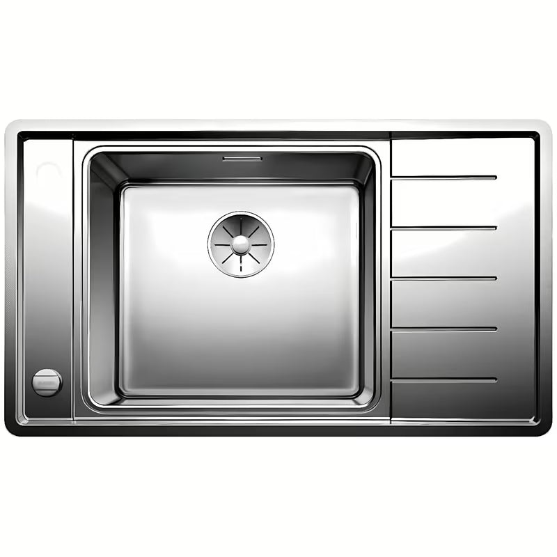 sudoper  Blanco Andano od nehrđajućeg čelika s ocjeđivačem u izvedbi svileni sjaj