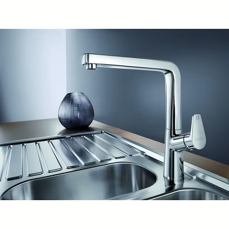 Blanco Avona jednoručna baterija stojeća miješalica za sudoper u krom izvedbi s okretnim izljevom