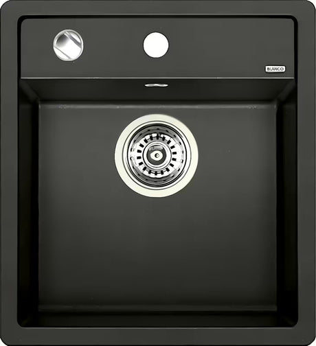 Granitni kuhinjski jednostruki sudoper Blanco Dalago 45 u antracit boji pro, ugradnja odozgo na radnu ploču.