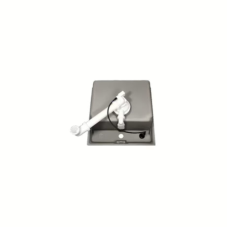 Granitni kuhinjski jednostruki sudoper Blanco Dalago 5 u crnoj izvedbi pro za gornju montažu na radnu ploču.