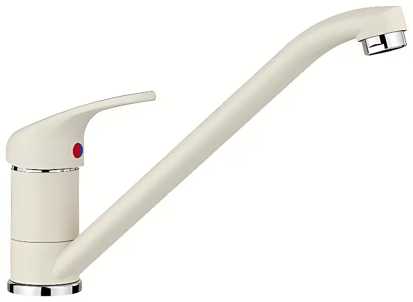 Blanco Daras jednoručna baterija stojeća miješalica za sudoper u bijeloj boji soft sa Silgranit-look površinom