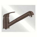 Miješalica za Sudoper Blanco Daras - S u boji kave s izvlačnim tušem i mat površinom Silgranit-look.