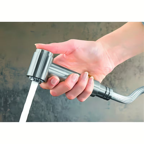 Blanco Ambis-S miješalica za sudoper Supersteel od brušenog nehrđajućeg čelika s izvlačnim tušem