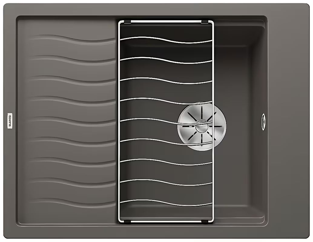 Granitni sudoper  Blanco Elon 45 S ocjeđivačem u boji vulkanski siva