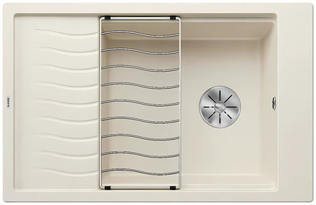 Granitni sudoper  Blanco Elon XL 6 S ocjeđivačem u bijeloj boji soft