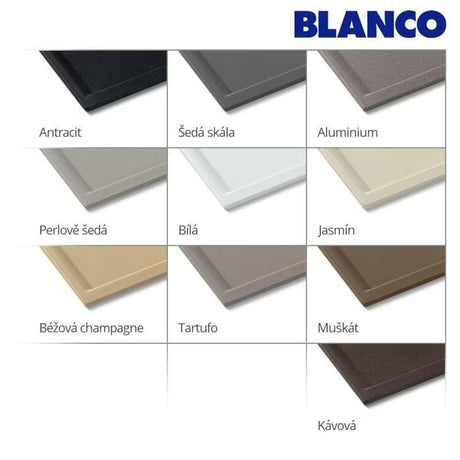Granitni sudoper  Blanco elonxl 6 S ocjednom plohom u boji siva stijena pro za ugradnju odozgo.