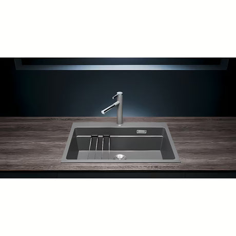 Granitni sudoper  Blanco Etagon 8 u boji tartufo pro, ugradnja odozgo na radnu ploču