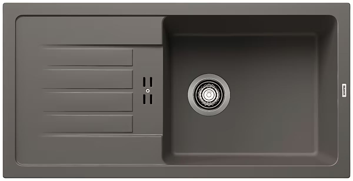 Granitni sudoper  Blanco Favum XL 6 S ocjeđivačem u boji vulkanski siva