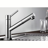 Kromirana miješalica za sudoper Blanco Kano-S s izvlačnim tušem u vitkom dizajnu