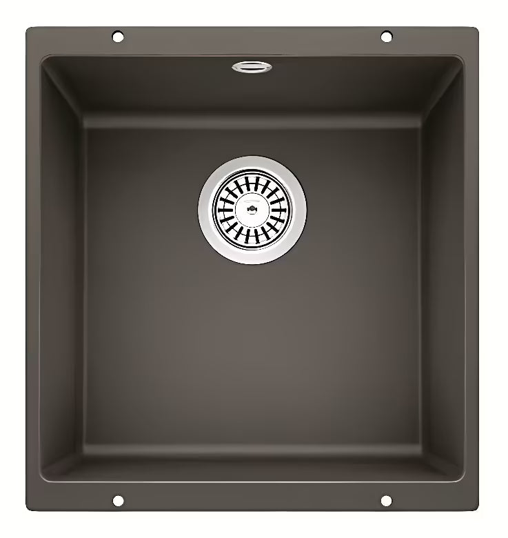 Granitni kuhinjski jednostruki sudoper Blanco u boji kave pro donja montaža ispod ploče