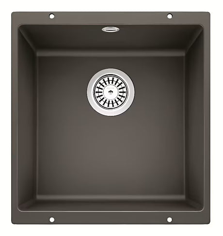 Granitni kuhinjski jednostruki sudoper Blanco u boji kave pro donja montaža ispod ploče