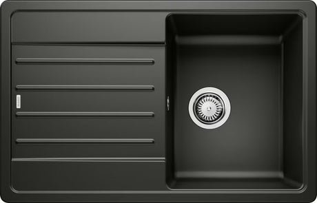 Granitni sudoper  Blanco s ocjeđivačem 78 x 50 cm u crnoj mat boji pro za gornju ugradnju.