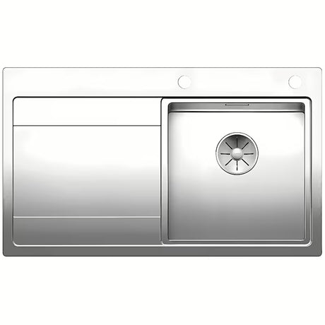 Nehrđajući sudoper  Blanco Divon II-IF s ocjednom plohom, desna orijentacija, svilenkasti sjaj