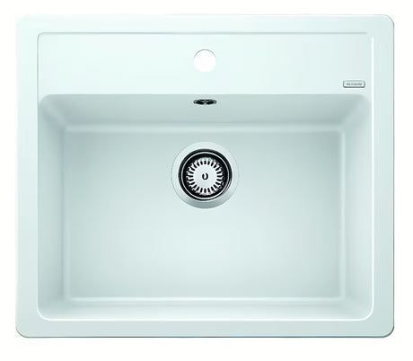Bijeli granitni kuhinjski jednostruki sudoper Blanco Legra 6 pro ugradnja na radnu ploču