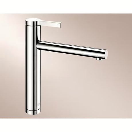 Kromirana jednoručna baterija stojeća miješalica za sudoper Blanco Linee s sa zakretnim izljevom