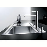 Kromirana jednoručna baterija stojeća miješalica za sudoper Blanco Linee s sa zakretnim izljevom