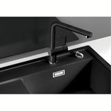 Blanco Linus - S jednoručna baterija miješalica za sudoper u antracit boji s izvlačnim tušem i površinom Silgranit-look.