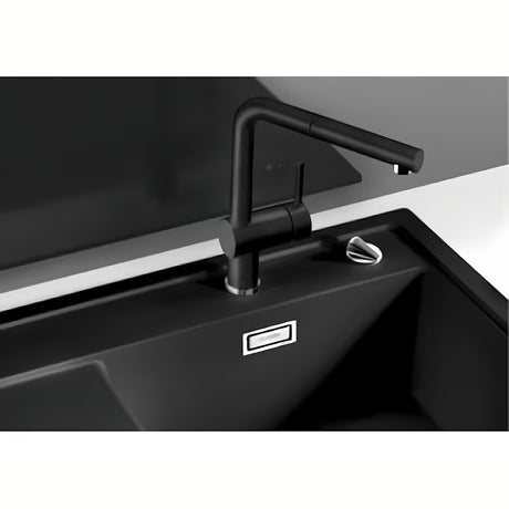 Blanco Linus - S miješalica za sudoper s izvlačnim tušem u boji siva stijena, Silgranit-look