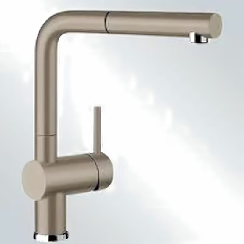 Blanco Linus - S jednoručna baterija miješalica za sudoper tartufo s izvlačnim tušem i površinom Silgranit-look.