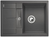 Granitni sudoper  Blanco Metra 45 S Compact s ocjednom plohom u boji siva stijena