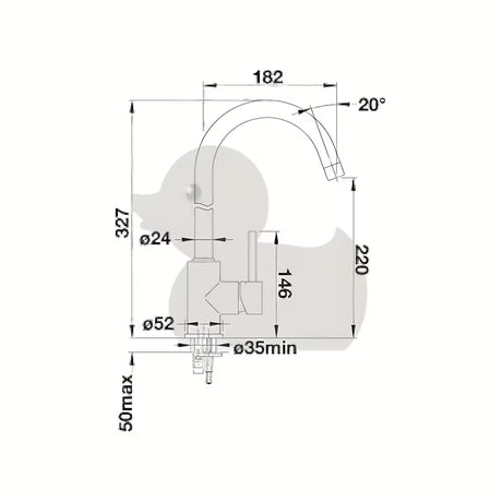 Blanco Mida jednoručna baterija miješalica za sudoper u antracit boji s okretnim izljevom i s površinom Silgranit-look.