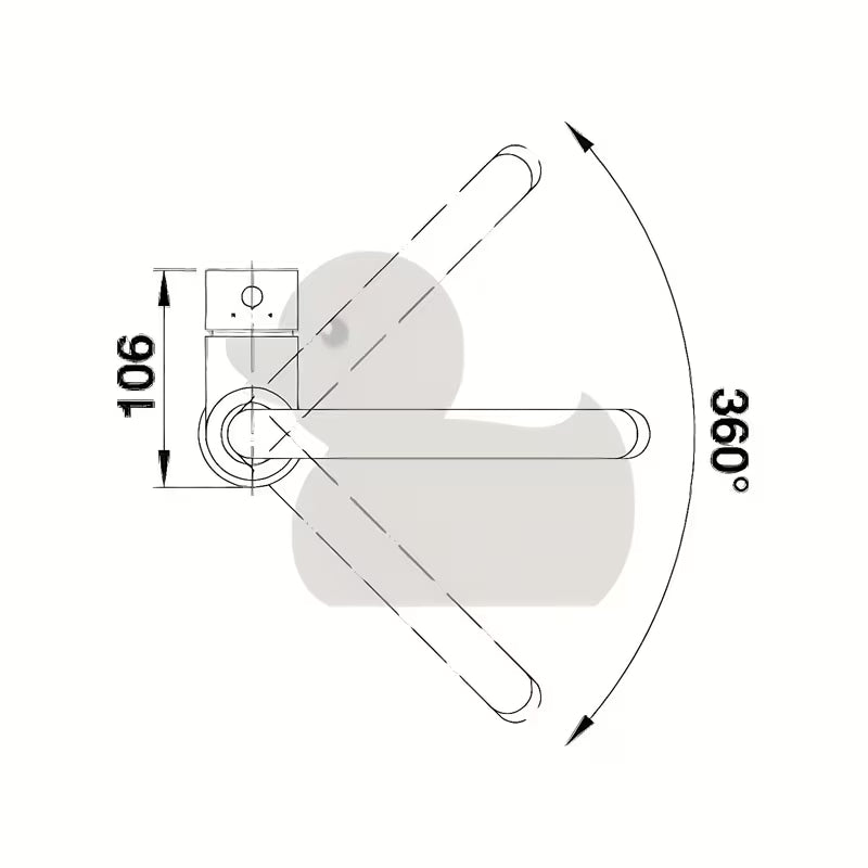Blanco Mida jednoručna baterija miješalica za sudoper u antracit boji s okretnim izljevom i s površinom Silgranit-look.
