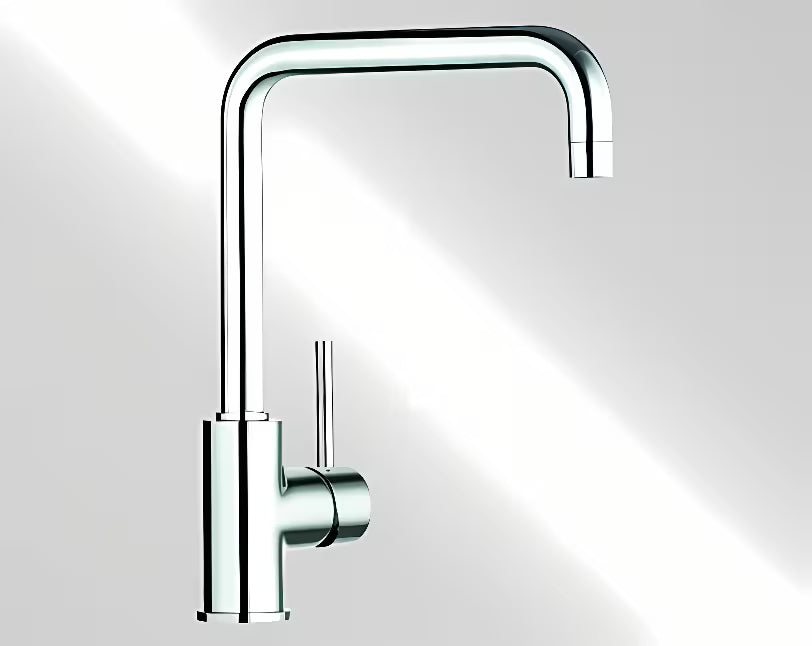 Blanco Mili jednoručna baterija stojeća miješalica za sudoper u krom izvedbi s okretnim izljevom