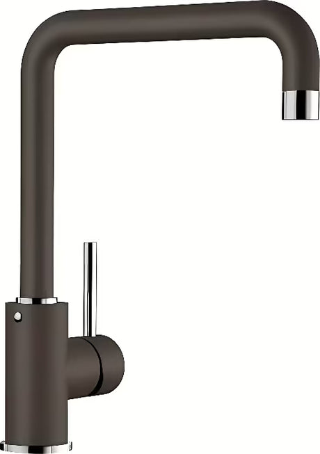 Blanco Mili jednoručna baterija stojeća miješalica za sudoper u boji kave s mat Silgranit površinom