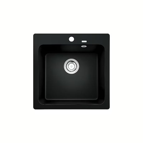 Crni sudoper  Blanco Naya 5 infino od Silgranita pro za gornju montažu na radnu ploču