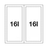 Kanta za Otpad sorter Blanco Flexon II modernog dizajna pro za kuhinjski ormarić od 45 cm.