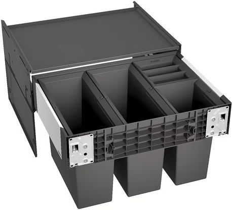 Sustav kanti Blanco Select II s prednjim izvlačenjem pro za ormarić 60 cm i posudama 2×15 l + 2×6 l.