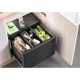 Sivi kanta za otpad Blanco sorter s automatskim izvlačenjem za kuhinjski ormarić